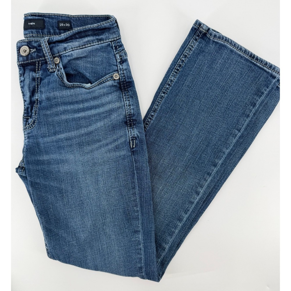 BKE Aiden Straight Leg Jeans Mens 28x30 Blue Medium Wash Denim Pants